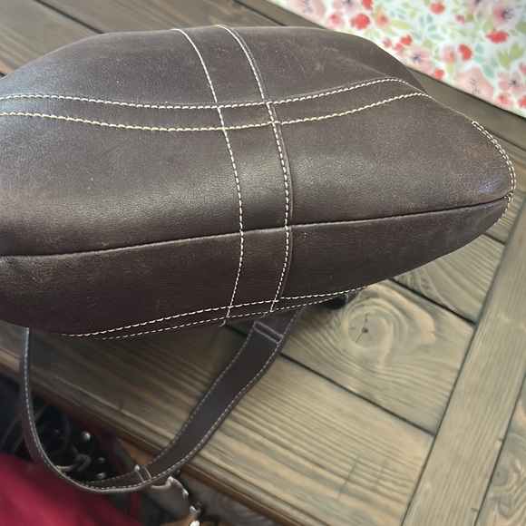 Leather Vintage Coach Purse - Picture 6 of 8